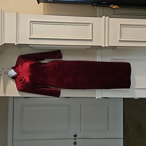 Velvet cheongsam dress!